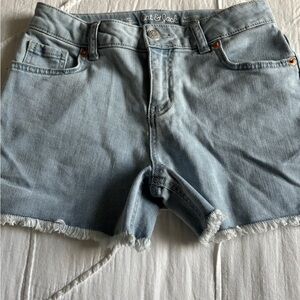 Cat & Jack Light Blue Kids Denim Shorts Size L (10/12)